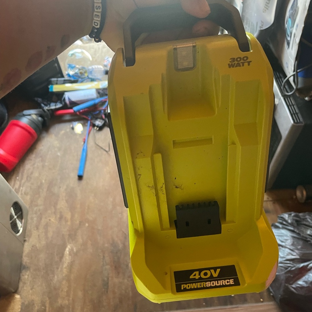 Yellow 40V PowerSource Charger